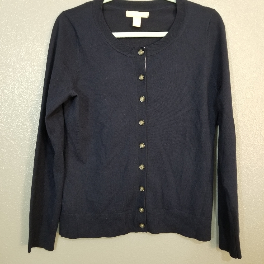 Banana Republic Extra Fine Marino Wool Cardigan